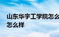 山东华宇工学院怎么样知乎 山东华宇工学院怎么样 