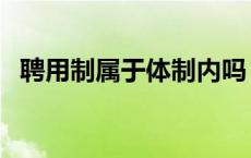 聘用制属于体制内吗 聘用制能转为编制吗 