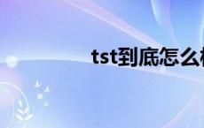 tst到底怎么样 tst怎么样 