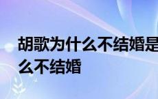 胡歌为什么不结婚是不是等霍建华 胡歌为什么不结婚 