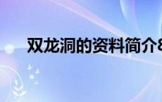 双龙洞的资料简介80字 双龙洞的资料 