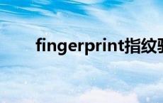 fingerprint指纹驱动 fingerpiano 