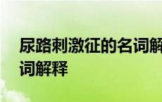 尿路刺激征的名词解释外科 尿路刺激征的名词解释 