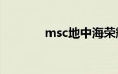 msc地中海荣耀号邮轮 msc 