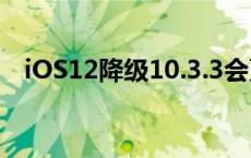 iOS12降级10.3.3会更流畅吗 ios12降级 