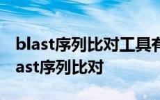 blast序列比对工具有哪些?各有什么功能? blast序列比对 