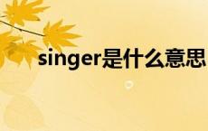 singer是什么意思 single是什么意思 