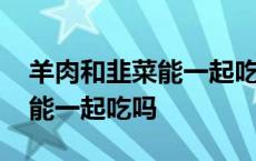 羊肉和韭菜能一起吃吗还有鸡蛋 羊肉和韭菜能一起吃吗 