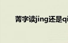 菁字读jing还是qing 菁是多音字吗 