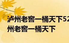 泸州老窖一桶天下52度浓香型白酒多少钱 泸州老窖一桶天下 