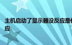 主机启动了显示器没反应是什么问题 主机启动了显示器没反应 