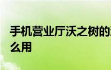 手机营业厅沃之树的流量去哪了? 沃之树有什么用 