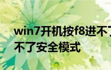 win7开机按f8进不了安全模式 win7按f8进不了安全模式 