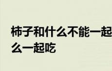 柿子和什么不能一起吃 禁忌 冻柿子不能和什么一起吃 