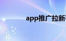 app推广拉新平台 app推广 