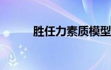 胜任力素质模型6个维度 胜任力 