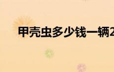 甲壳虫多少钱一辆2023 甲壳虫多少钱 