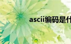 ascii编码是什么 ascii编码 