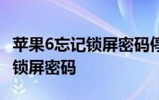 苹果6忘记锁屏密码停用了怎么办? 苹果6忘记锁屏密码 