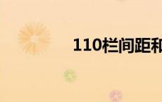 110栏间距和尺寸 110栏 