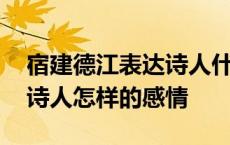 宿建德江表达诗人什么感情 宿建德江表达了诗人怎样的感情 