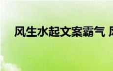 风生水起文案霸气 风生水起是什么意思 