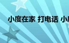 小度在家 打电话 小度在家打电话收费吗 