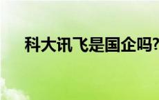 科大讯飞是国企吗? 科大讯飞是国企吗 