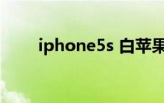 iphone5s 白苹果 iphone5白苹果 