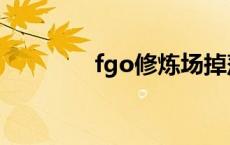 fgo修炼场掉落 fgo修炼场 