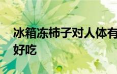 冰箱冻柿子对人体有害吗 冰箱冻柿子怎么吃好吃 