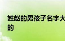 姓赵的男孩子名字大全 姓赵的男孩名字霸气的 