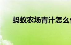 蚂蚁农场青汁怎么代理 蚂蚁农场青汁 