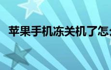 苹果手机冻关机了怎么办 苹果手机冻关机 