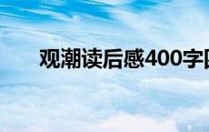 观潮读后感400字四年级 观潮读后感 