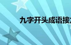 九字开头成语接龙 九字开头成语 