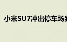 小米SU7冲出停车场致一死三伤，官方回应