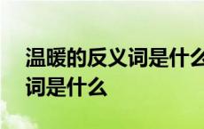 温暖的反义词是什么? 标准答案 温暖的近义词是什么 