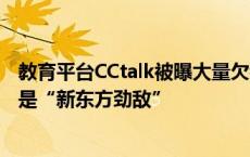 教育平台CCtalk被曝大量欠钱，有人十几万元取不出来，曾是“新东方劲敌”