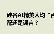 硅谷AI精英人均“百万美元”薪酬，业界标配还是谣言？