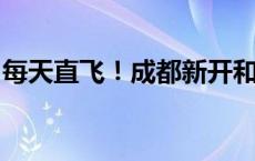 每天直飞！成都新开和加密多条国内国际航线