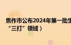 焦作市公布2024年第一批生态环境执法典型案例（“两打”“三打”领域）