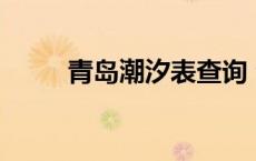 青岛潮汐表查询 今天日 青岛潮汐 