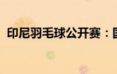 印尼羽毛球公开赛：国羽混双提前锁定冠军