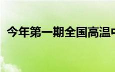 今年第一期全国高温中暑气象预报正式发布