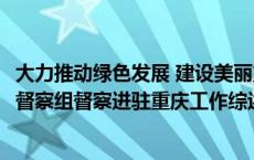 大力推动绿色发展 建设美丽重庆——中央第六生态环境保护督察组督察进驻重庆工作综述