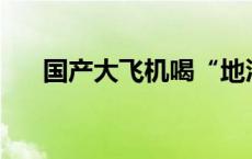 国产大飞机喝“地沟油”也能飞上天？