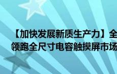 【加快发展新质生产力】全国唯一！这家厂商如何“光速”领跑全尺寸电容触摸屏市场？