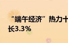 “端午经济”热力十足 全市消费总额同比增长3.3%