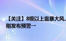 【关注】8级以上雷暴大风、冰雹、短时强降水！吉林省刚刚发布预警→